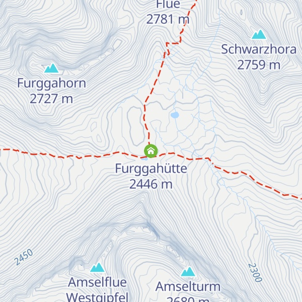 Map of Furggahütte