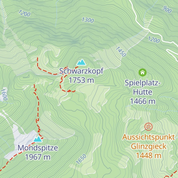 Map of Furklaalpe