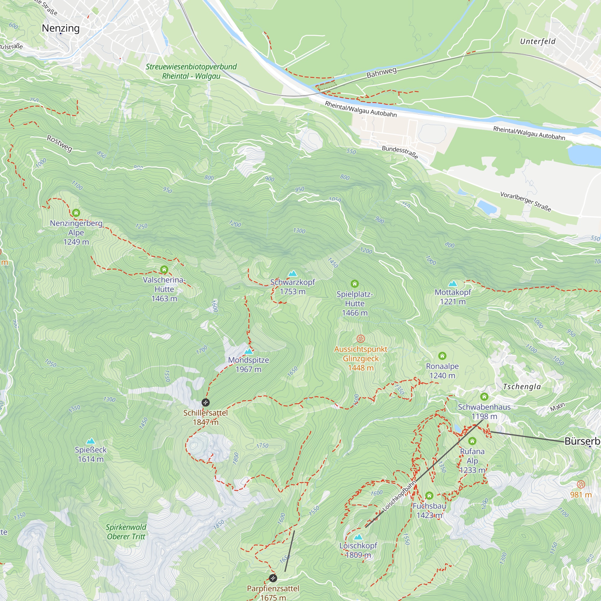 Furklaalpe map