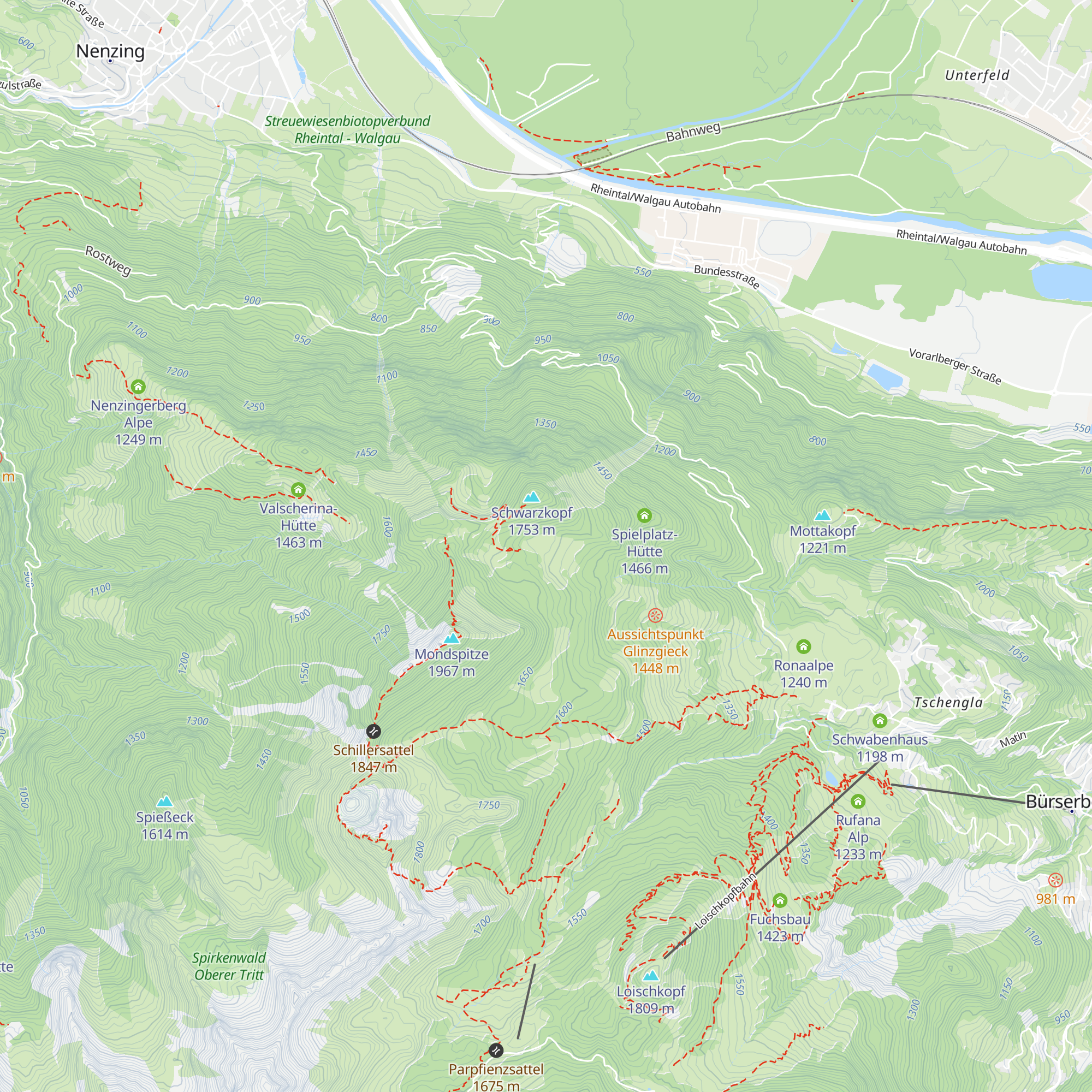 Furklaalpe map
