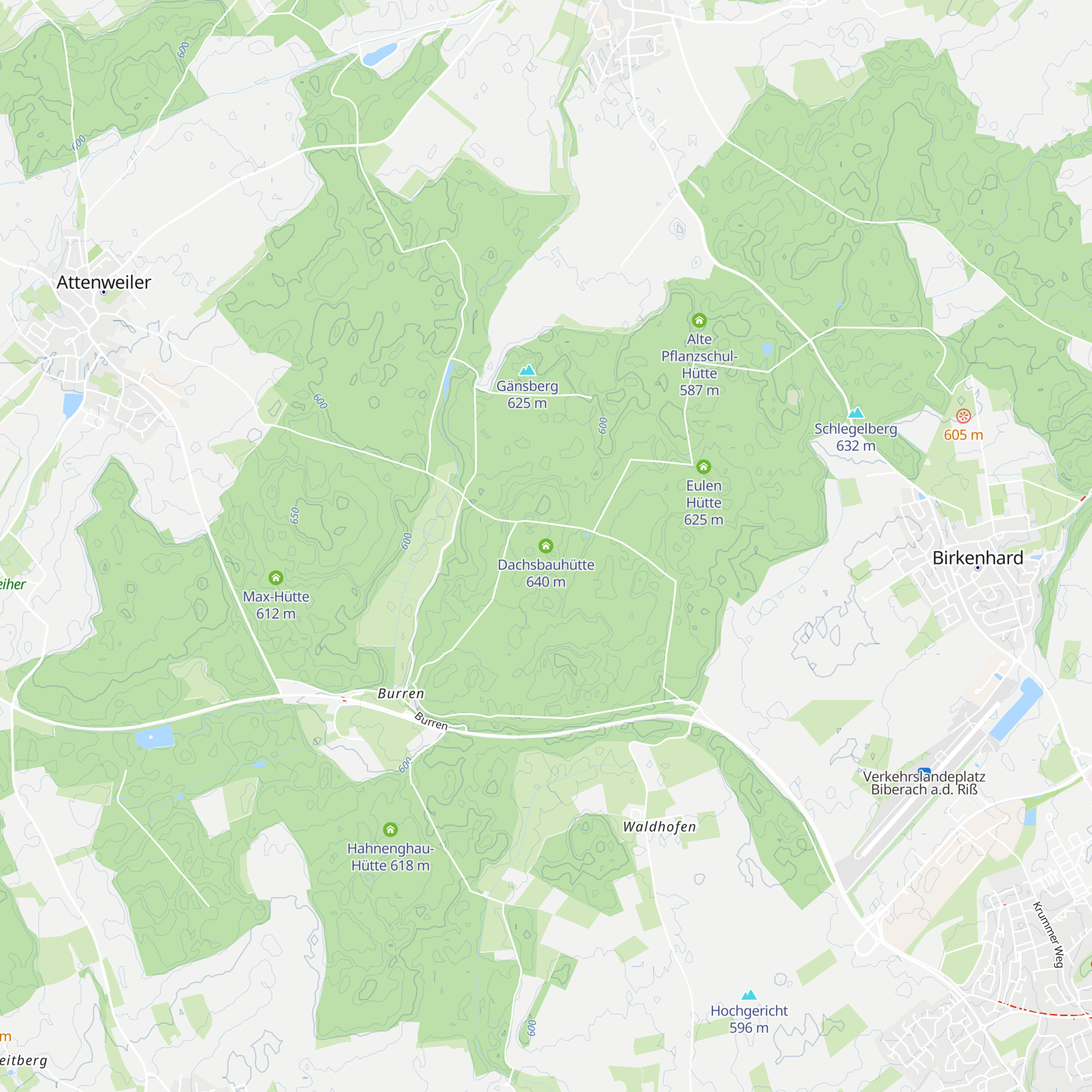 Dachsbauhütte map