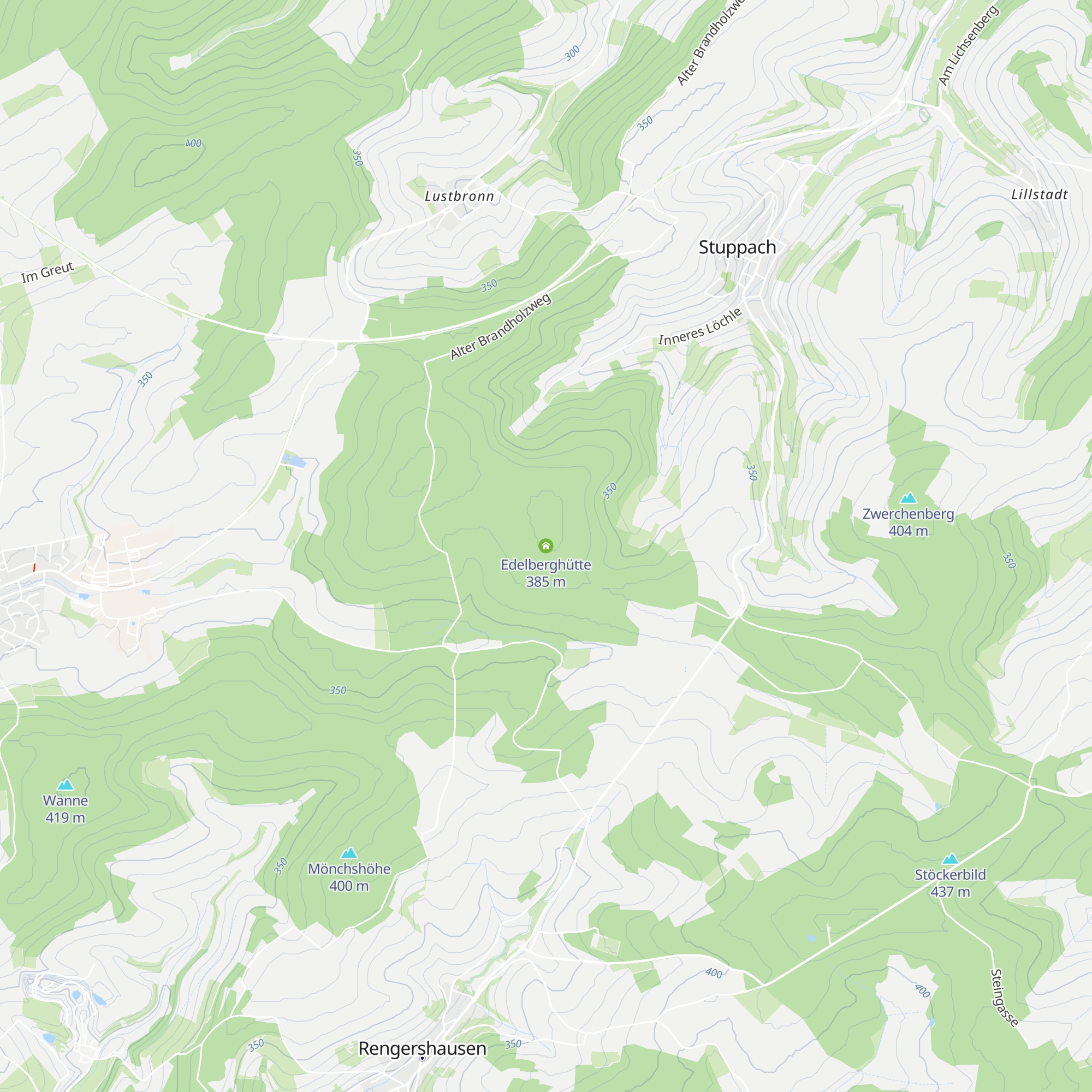 Edelberghütte map