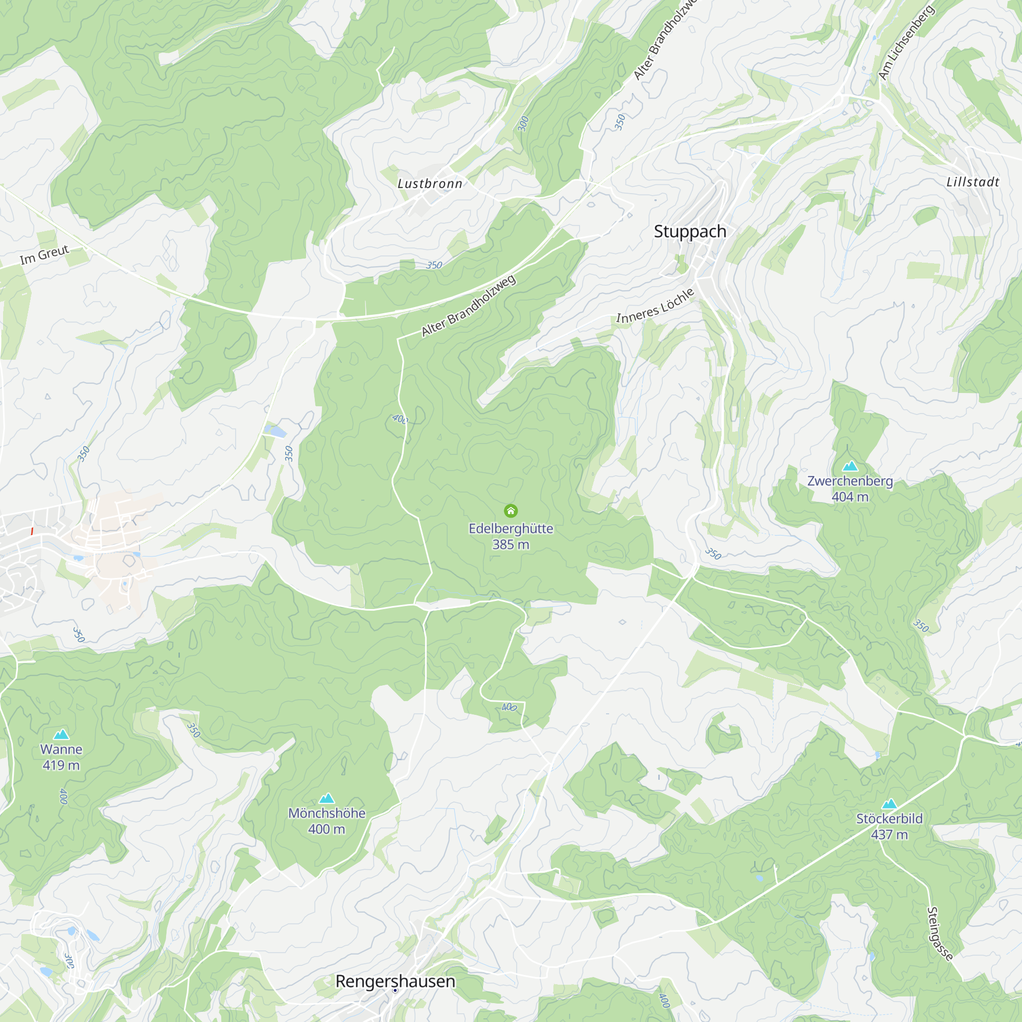 Edelberghütte map