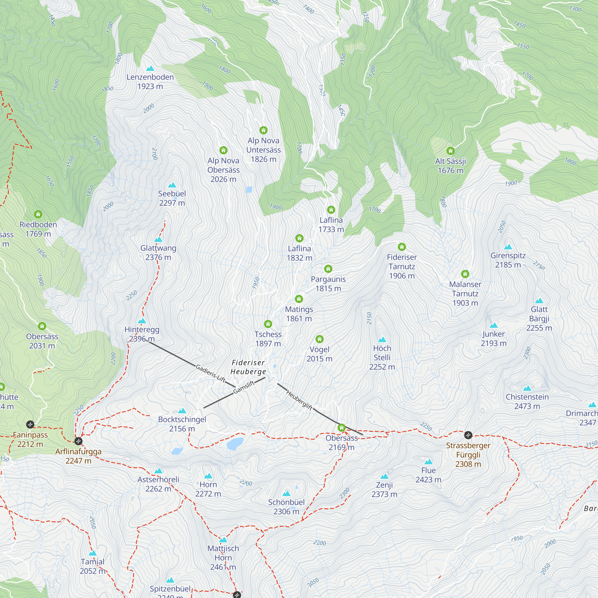 Matings map