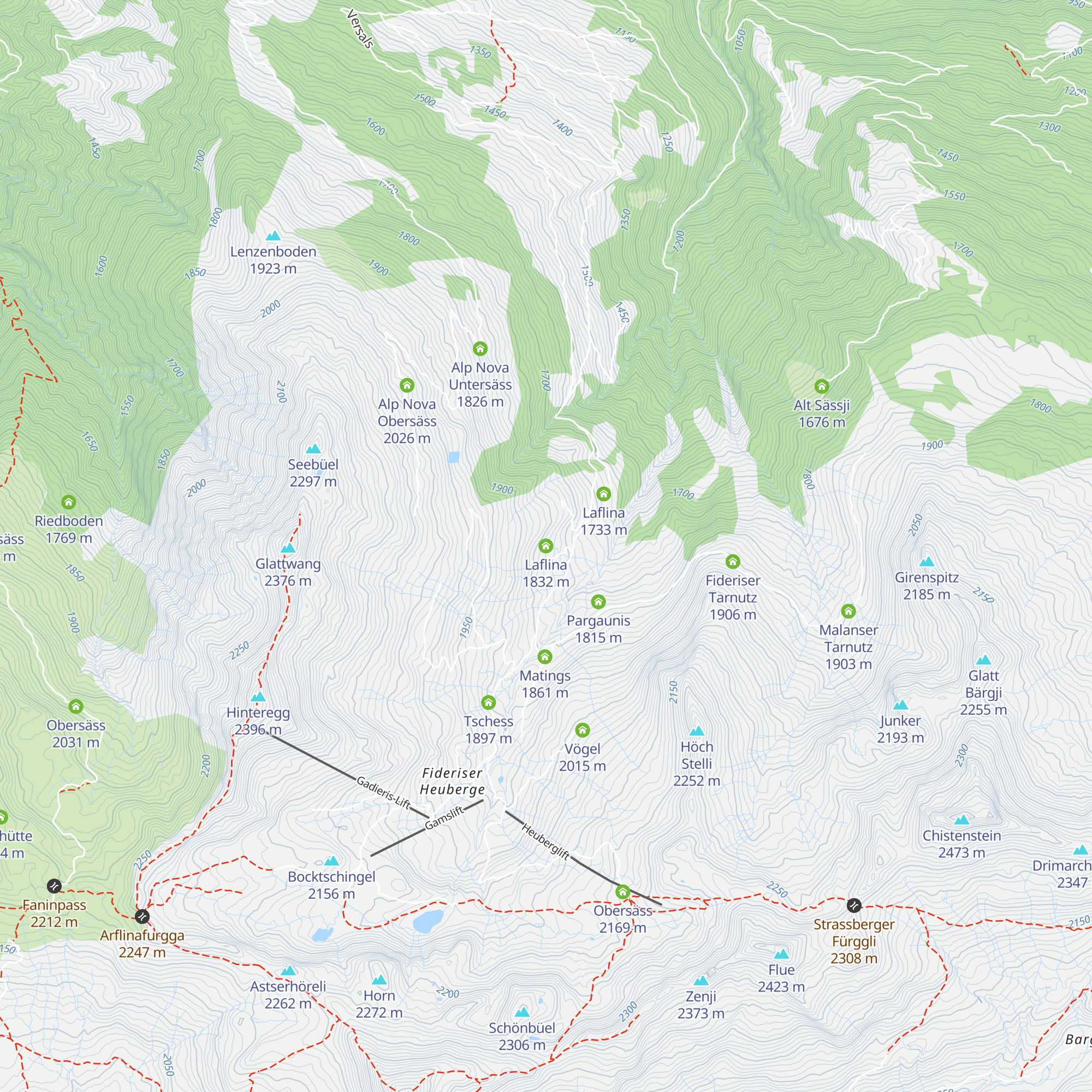 Laflina map