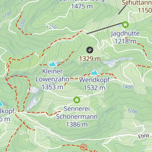 Map of Löwenkopf