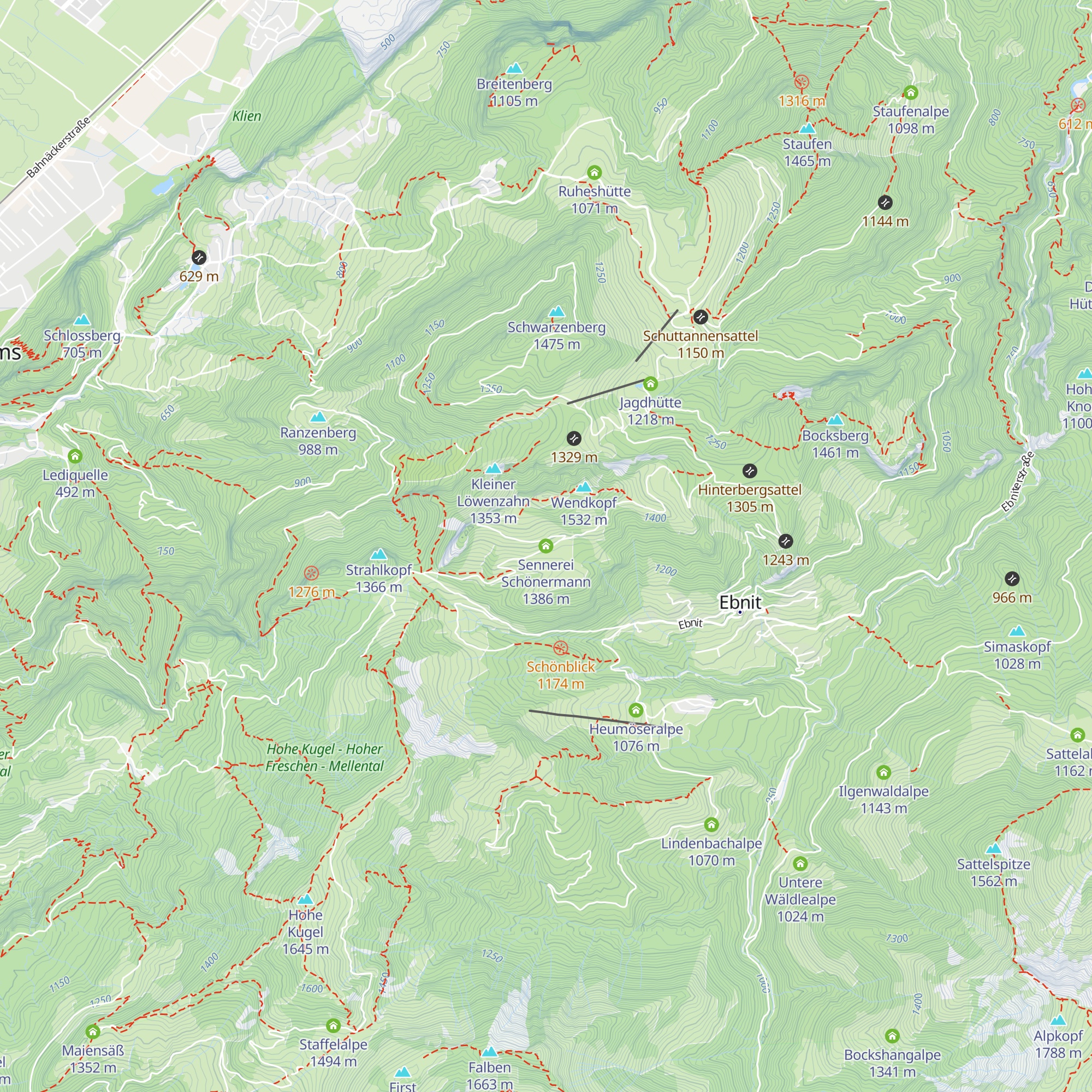 Sennerei Schönermann map