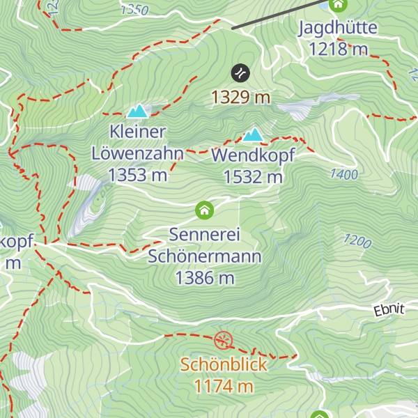Map of Schönermann-Alpe