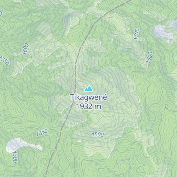 Map of Tikagwené
