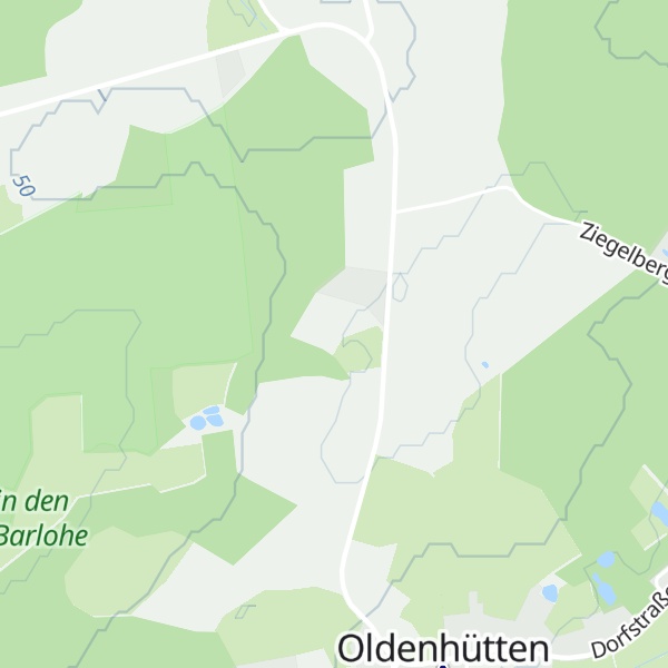 Map of Hanradesberg