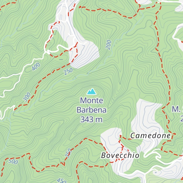 Map of Monte Barbena