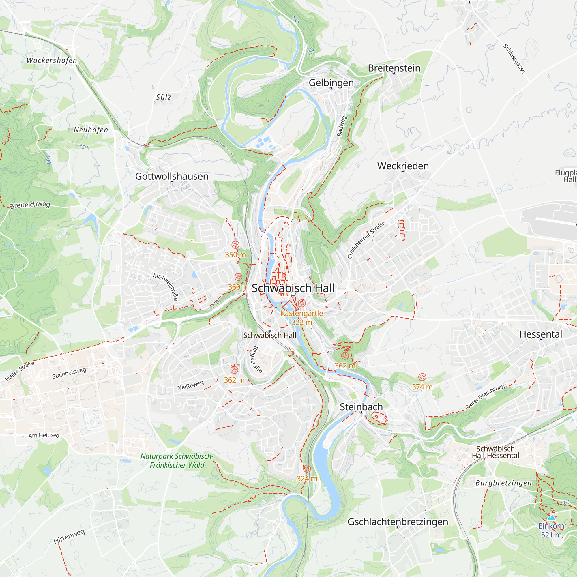 Schwäbisch Hall map