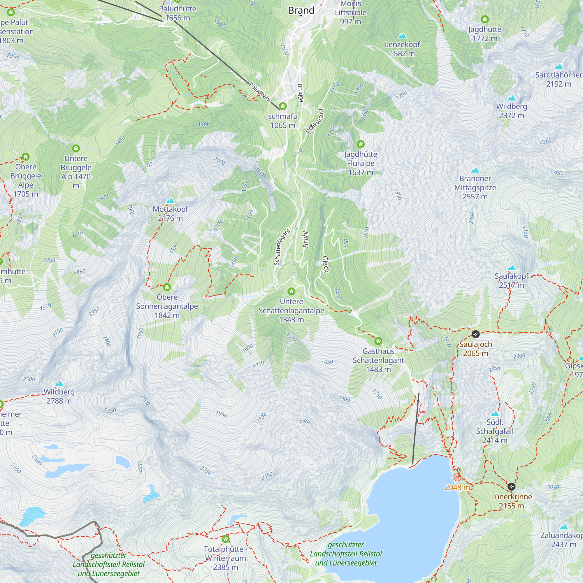 Untere Schattenlagantalpe map