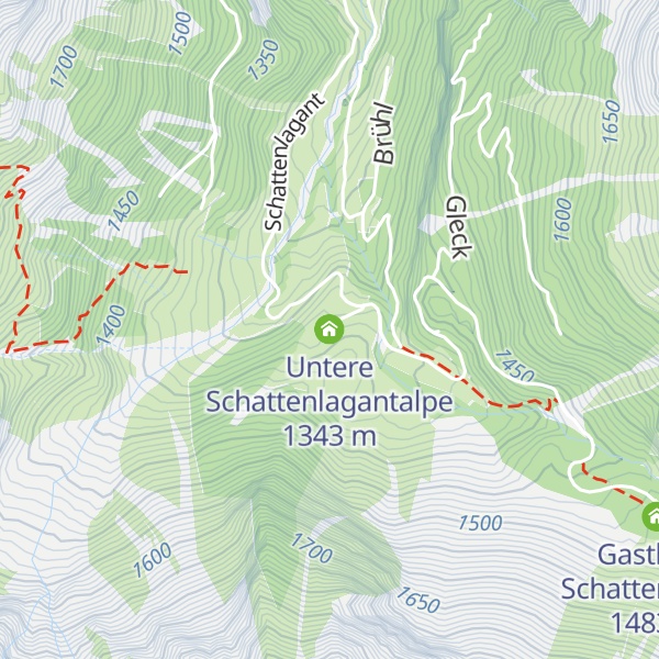 Map of Untere Schattenlagantalpe