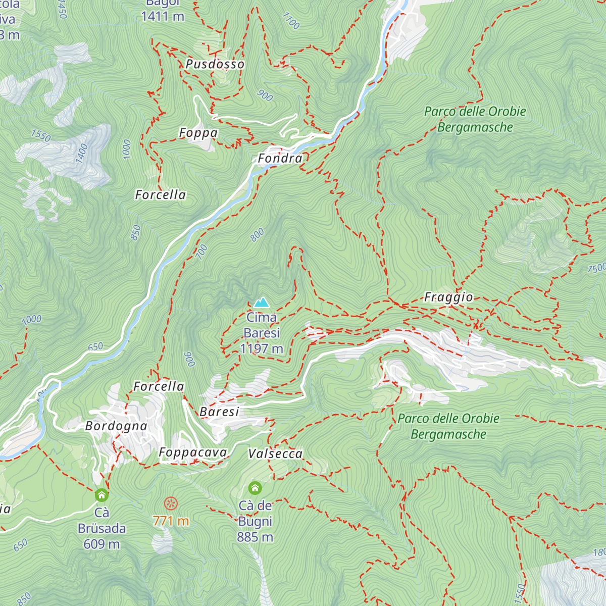 Roccolo Piacezzi map
