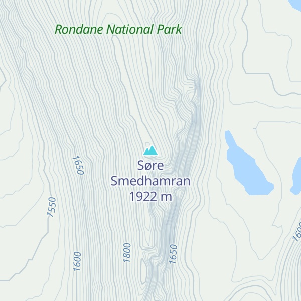 Map of Søre Smedhamran