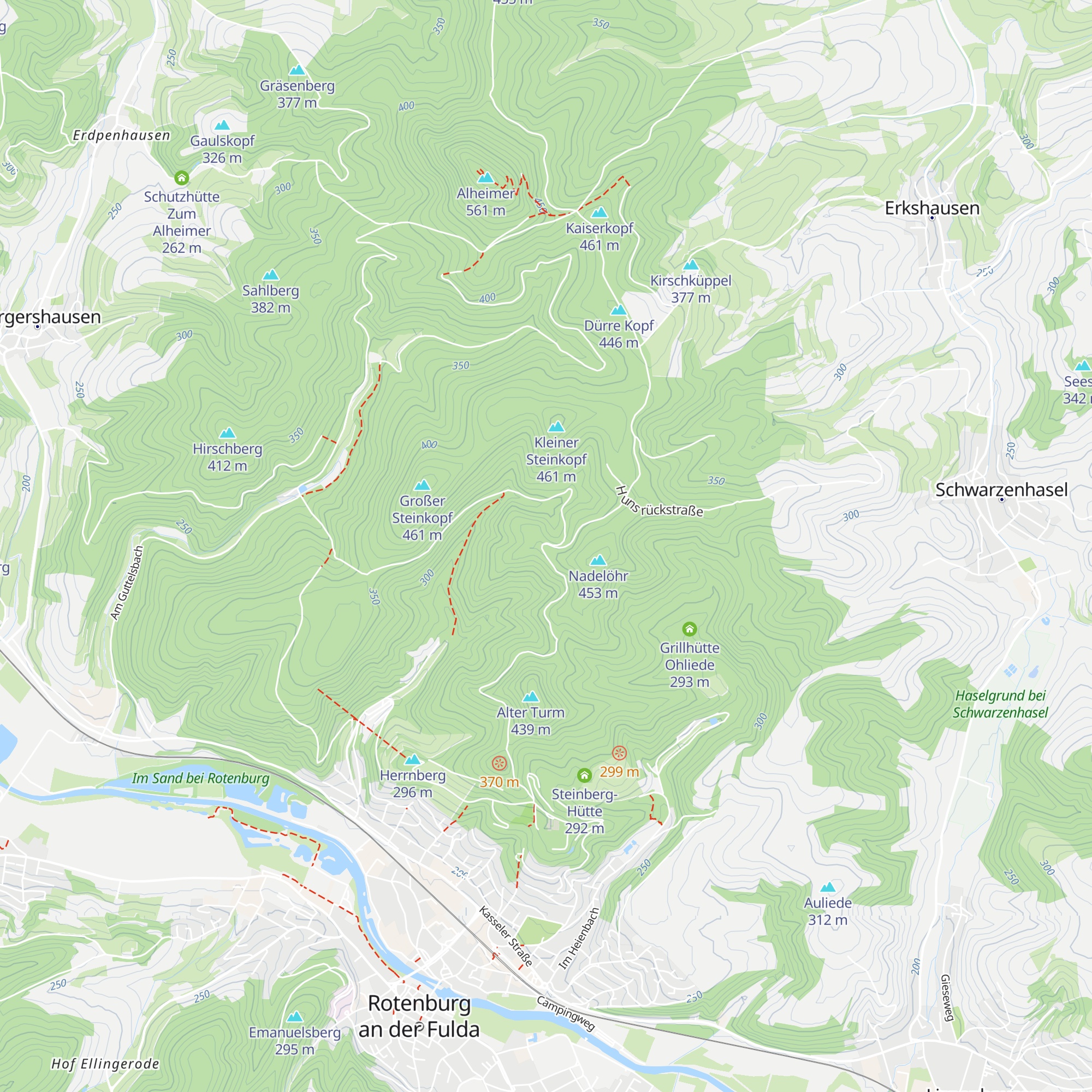 Nadelöhrhütte map