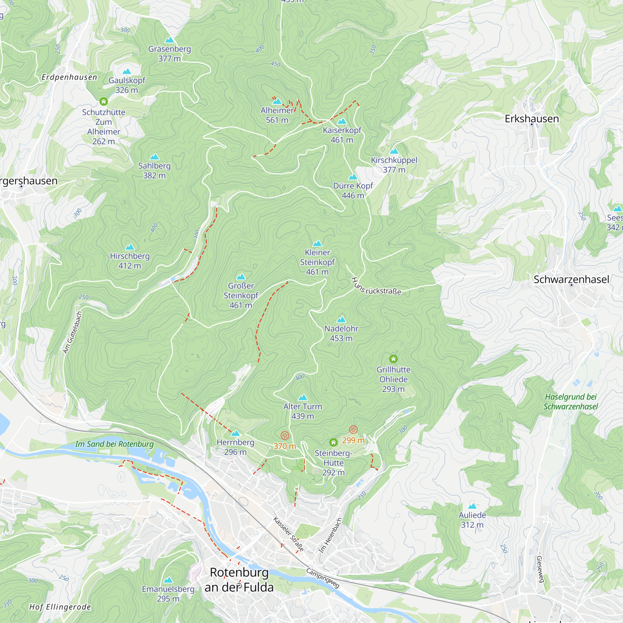 Nadelöhrhütte map