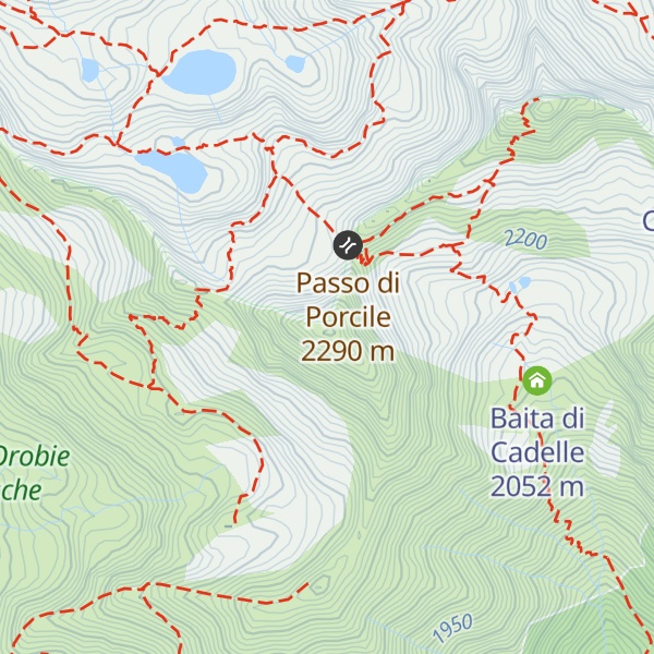 Map of Monte Valegino