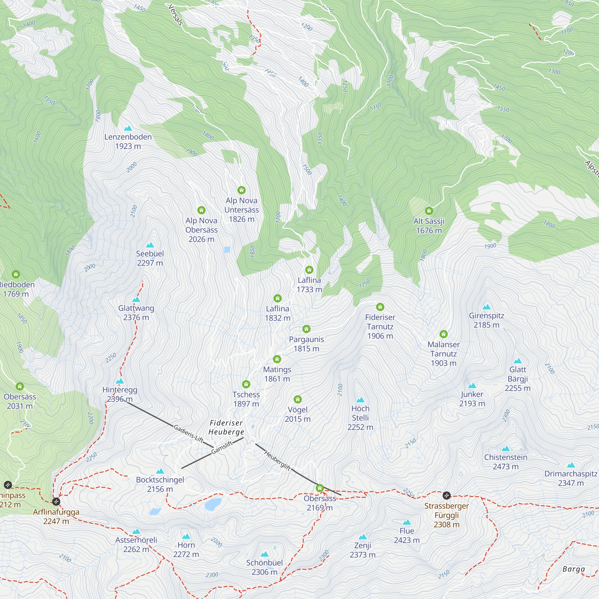 Brennhütta map