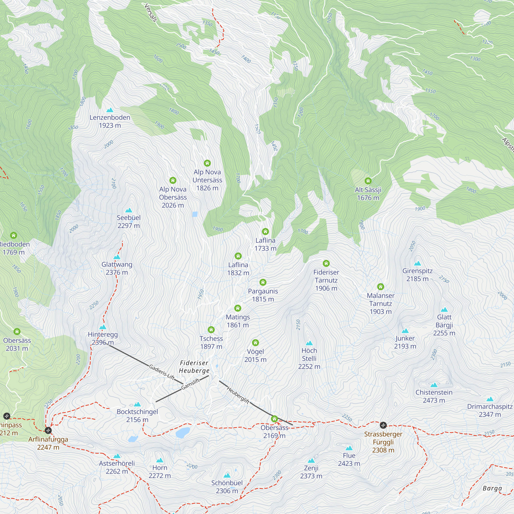 Brennhütta map