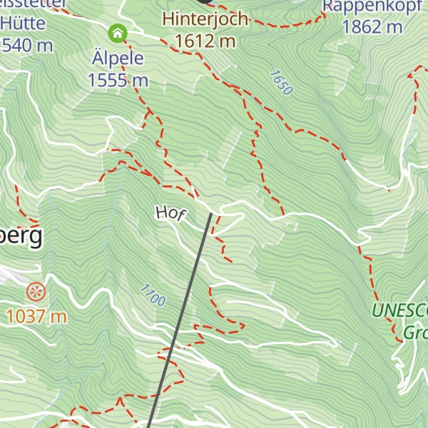 Map of Henslerstüble