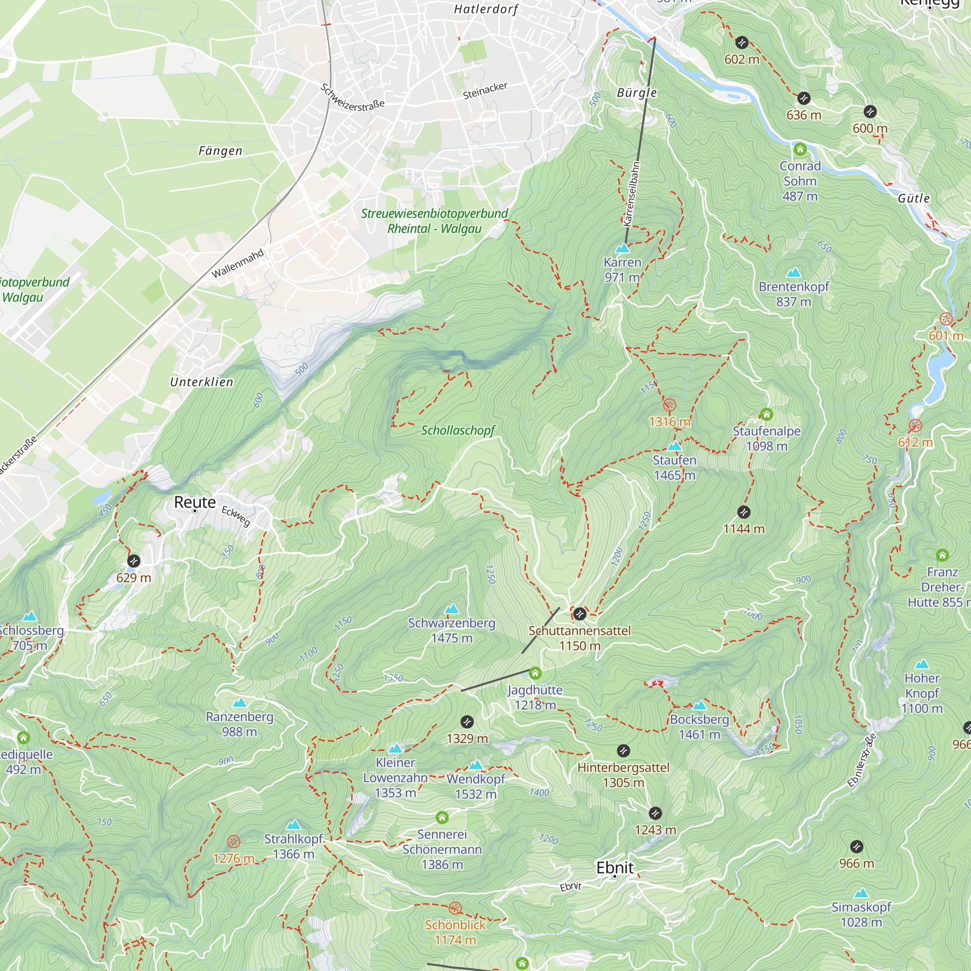 Ruheshütte map