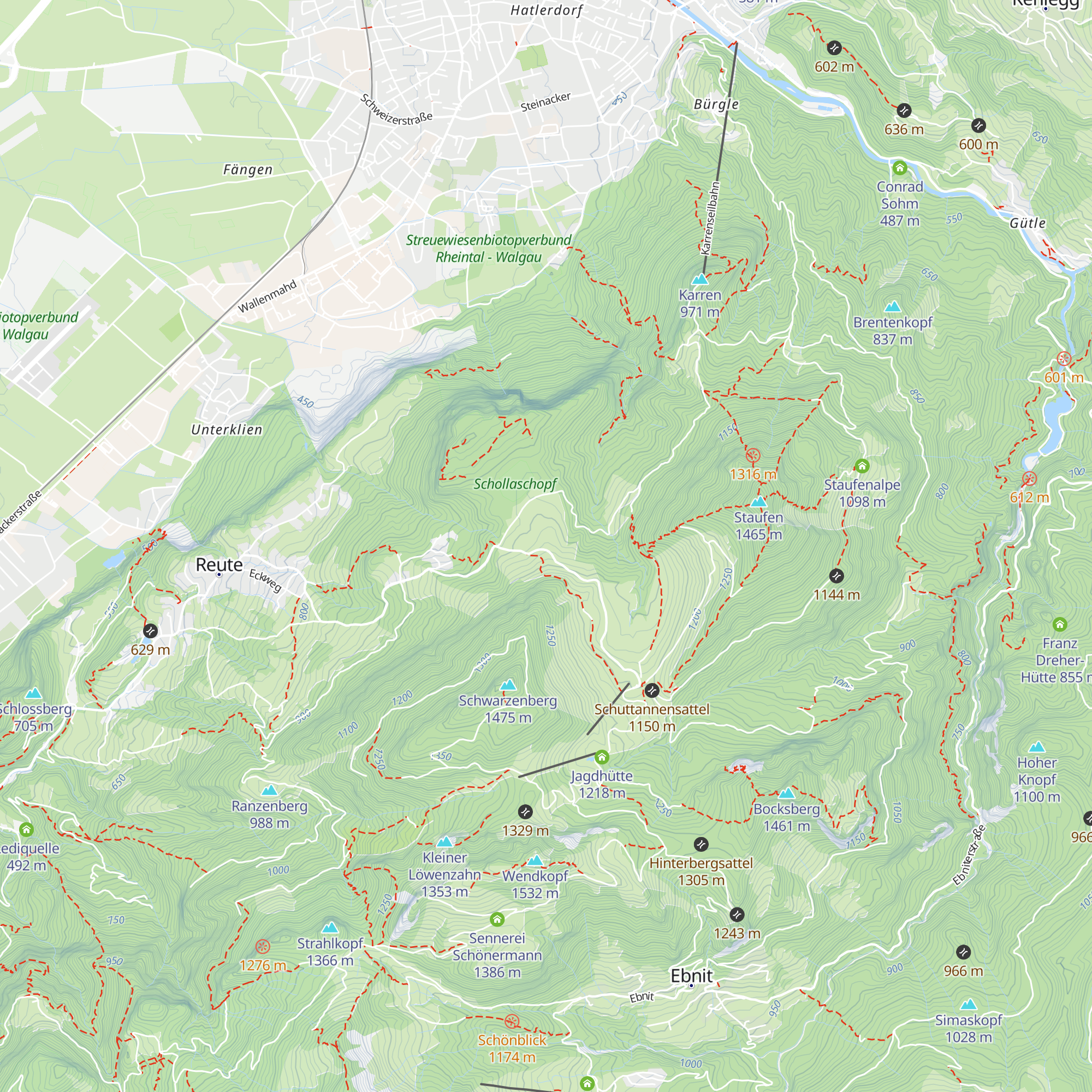 Ruheshütte map