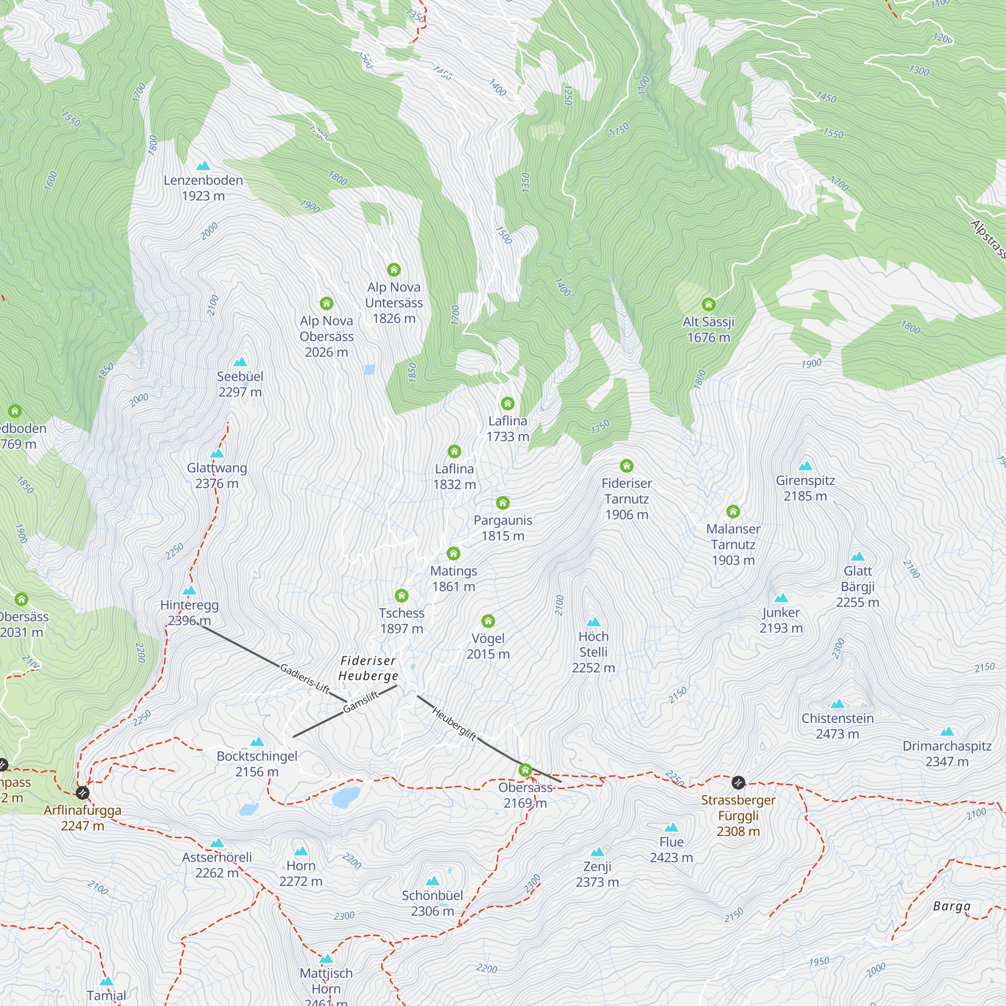 Pargaunis map