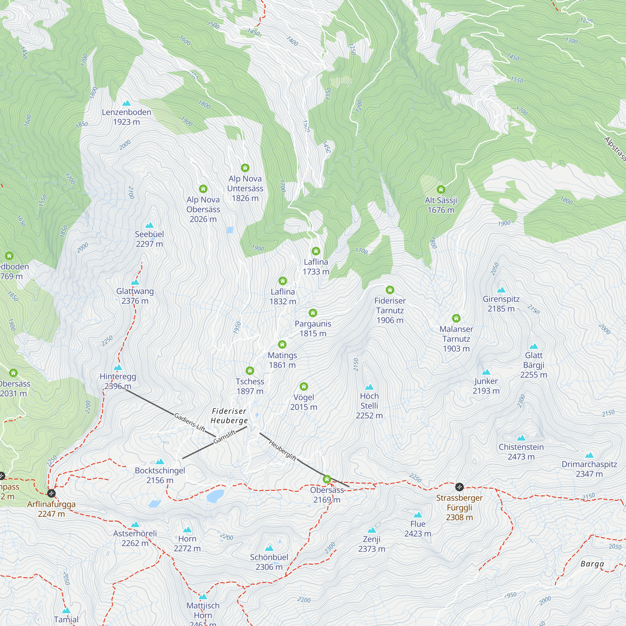 Pargaunis map
