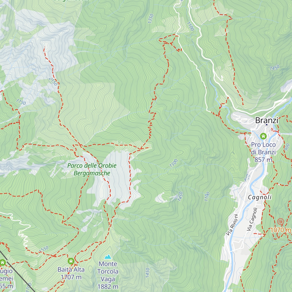 Casera di Monte Colle map