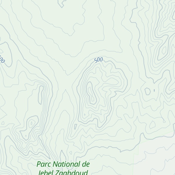 Map of Jebel Oust