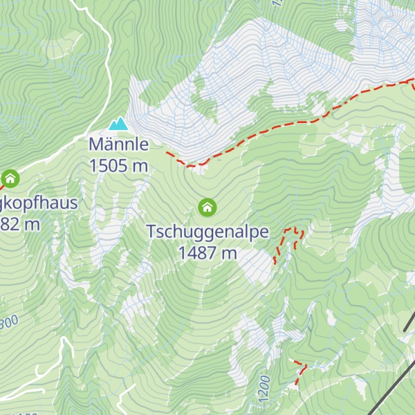 Map of Tschuggenalpe