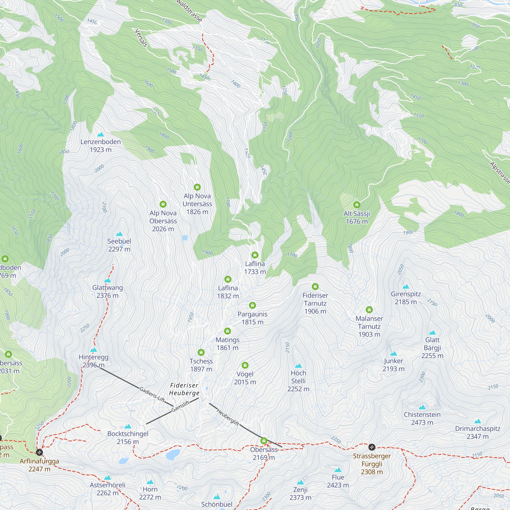 Laflina map