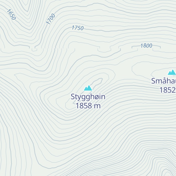 Map of Stygghøin