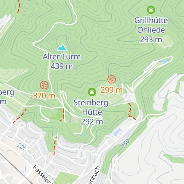 Map of Steinberg-Hütte