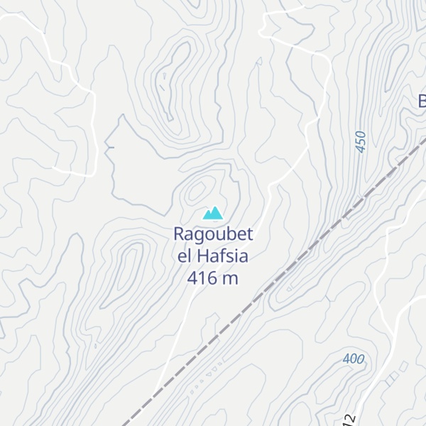 Map of Ragoubet el Hafsia
