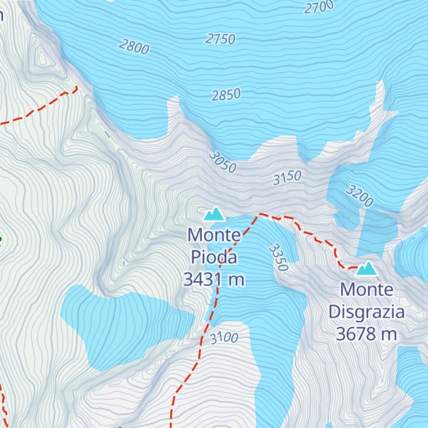 Map of Monte Pioda