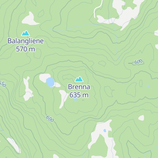 Map of Brenna