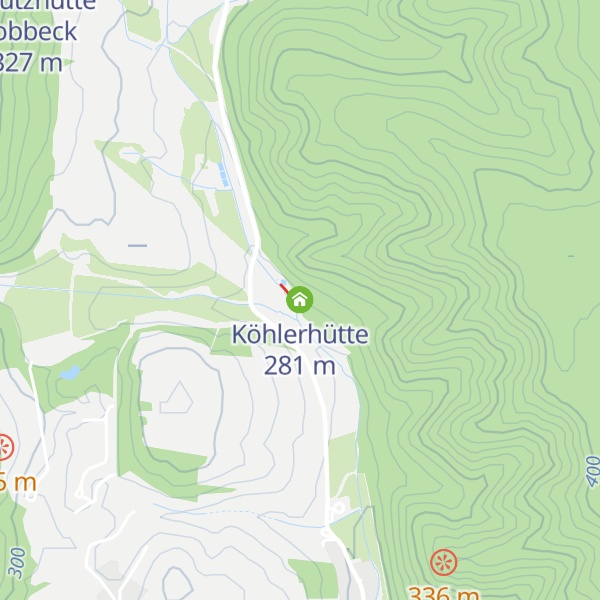 Map of Köhlerhütte