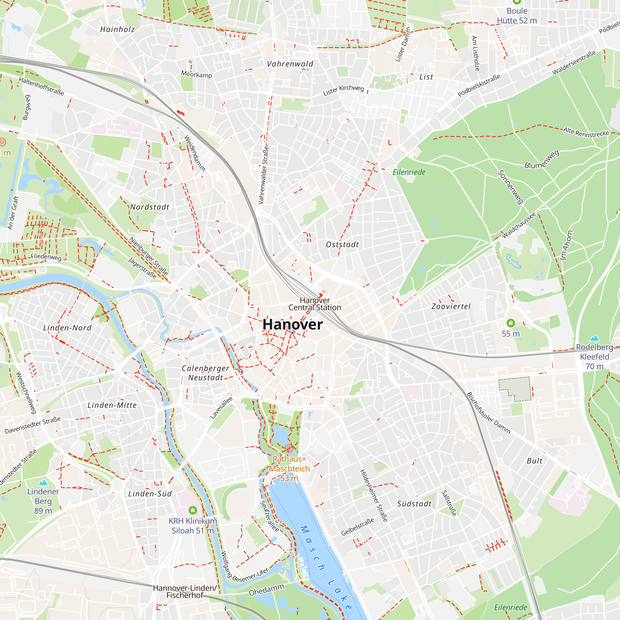 DB Service Point - Information map