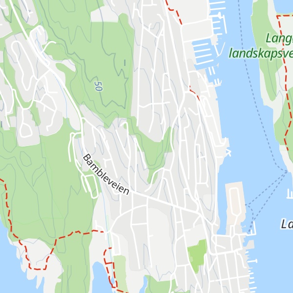 Map of Baneåsen