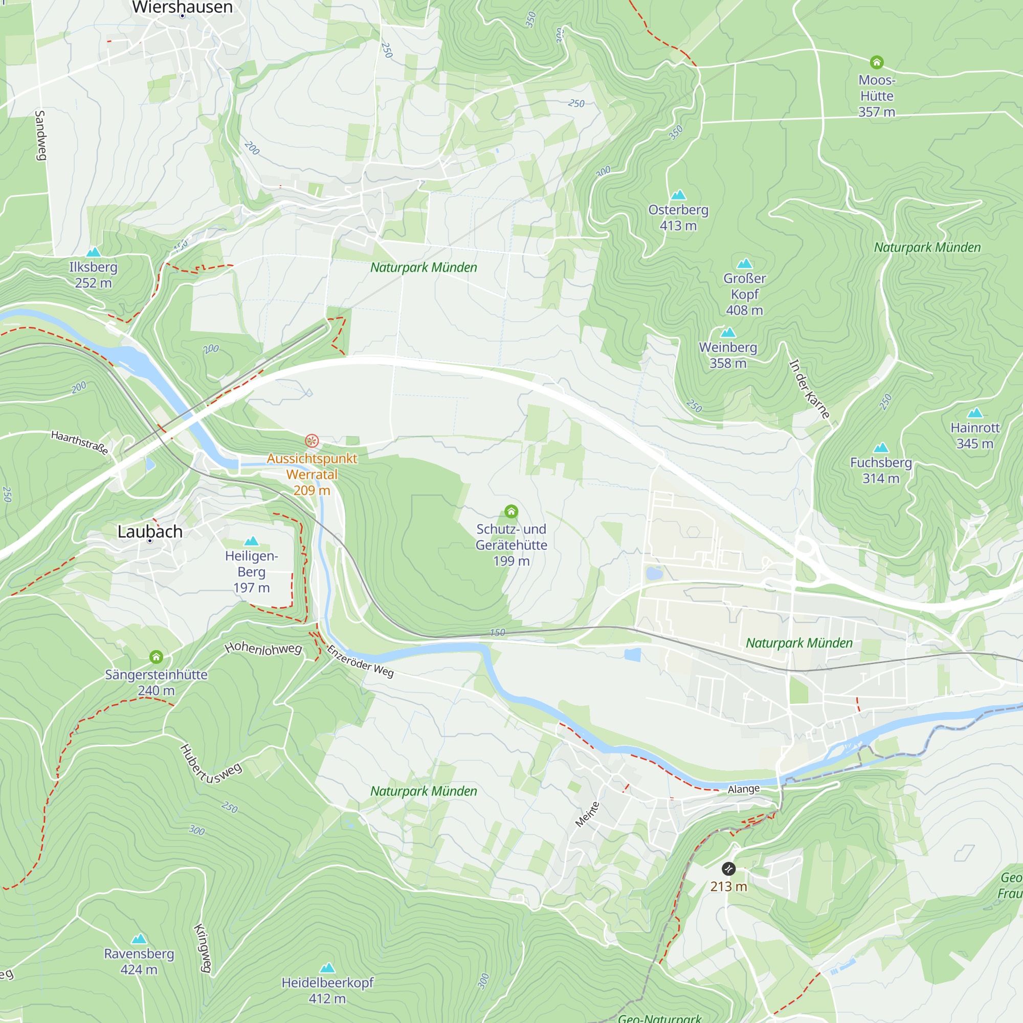 Schutz- und Gerätehütte map