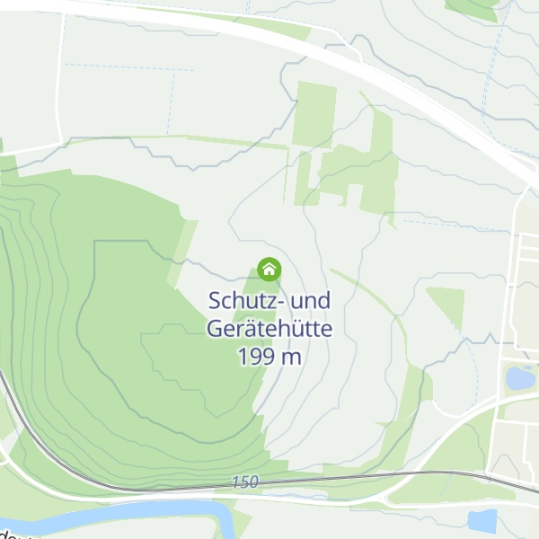 Map of Schutz- und Gerätehütte