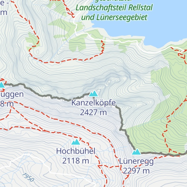 Map of Kanzelköpfe