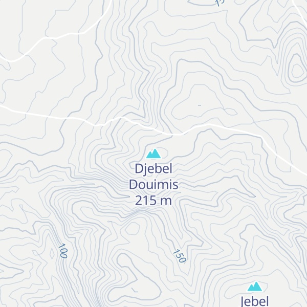 Map of Djebel Douimis