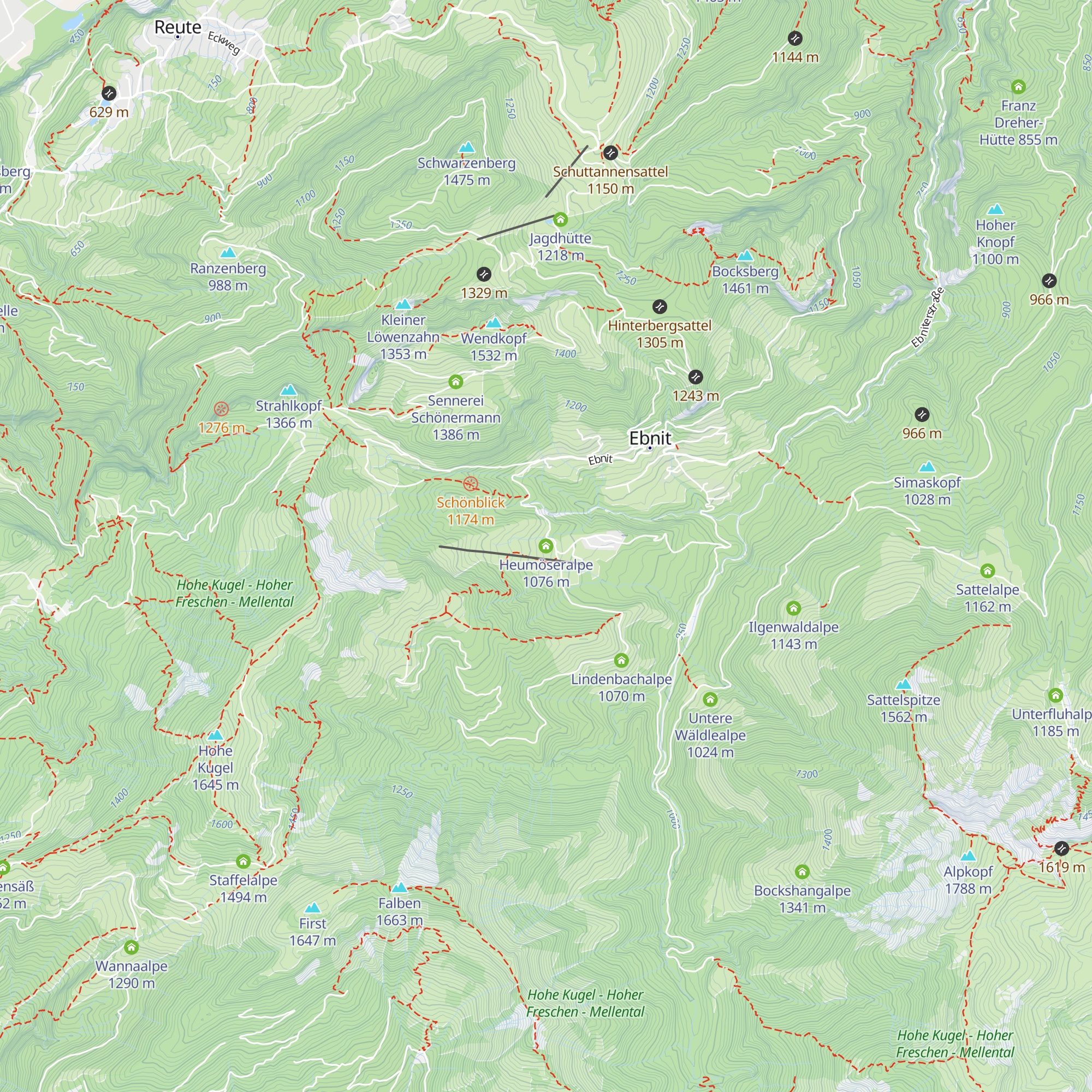 Heumöseralpe map