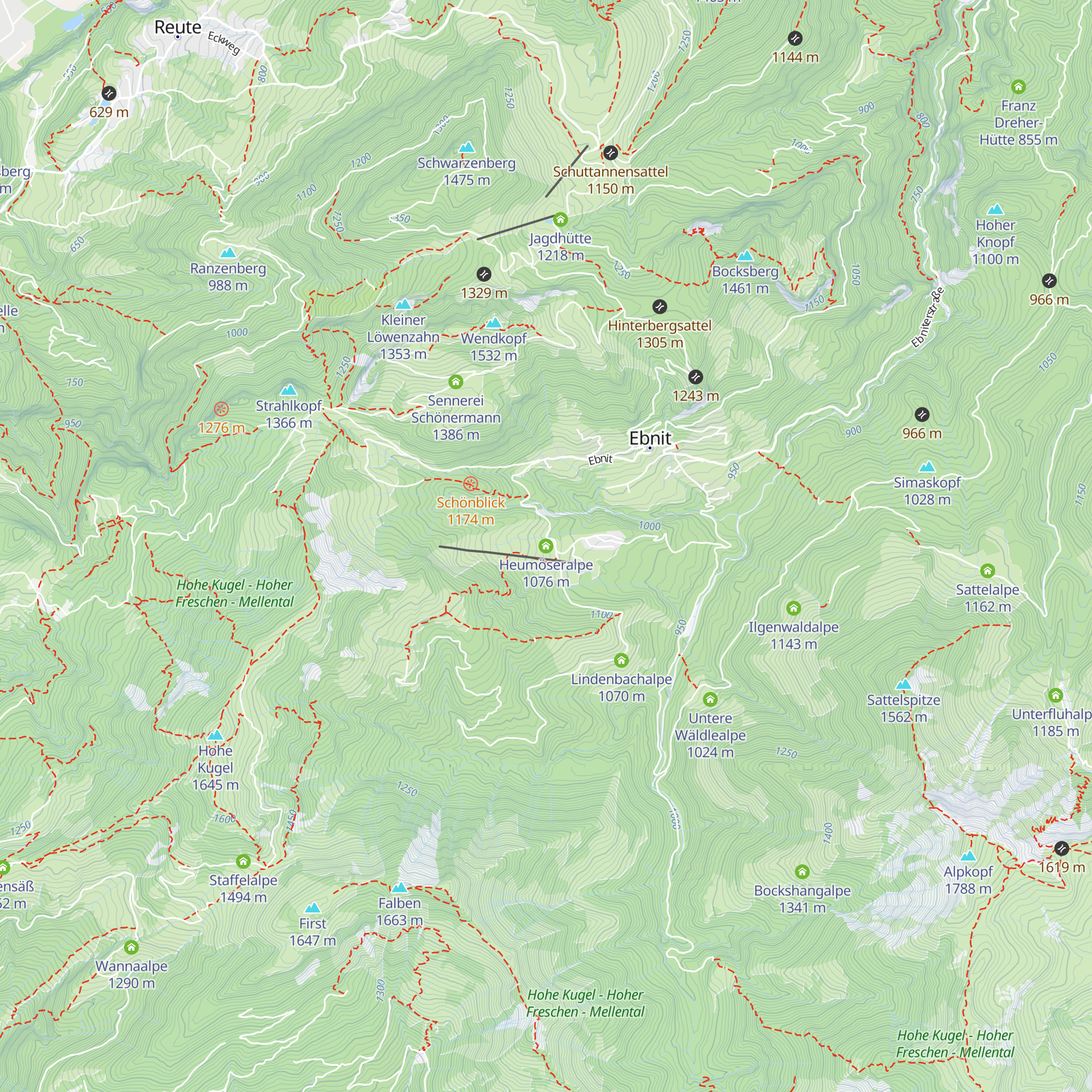 Heumöseralpe map