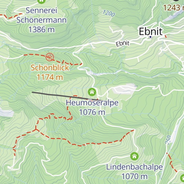 Map of Heumöseralpe