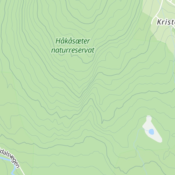 Map of Tiurberget
